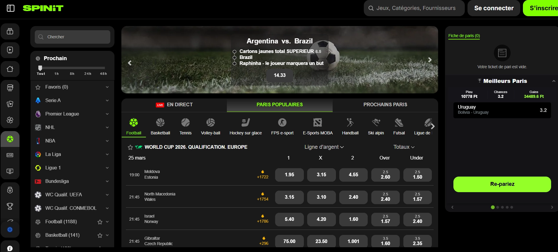 Spinit Casino Paris Sportifs Spinit Paris Sportifs